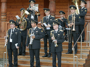 Военный оркестр на похороны